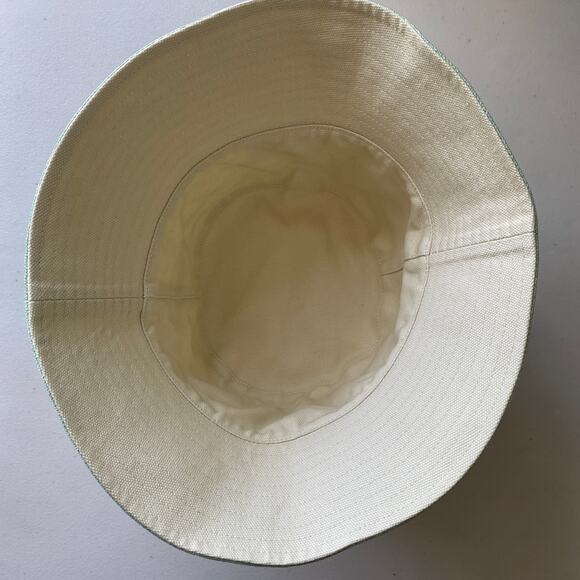 NWT Lack of Color x Devon Lee Carlson Green Plaid DIY Bucket Hat Reversible 2021 - Picture 6 of 11